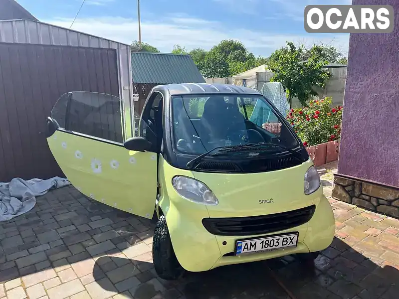 Купе Smart Fortwo 2000 0.6 л. Робот обл. Житомирська, Звягель - Фото 1/15