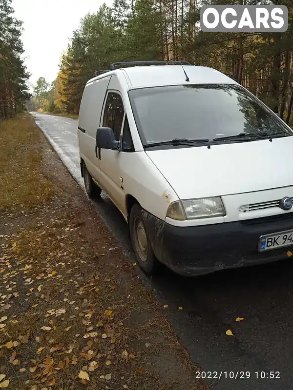 Мінівен Fiat Scudo 1999 1.9 л. Ручна / Механіка обл. Рівненська, Сарни - Фото 1/15