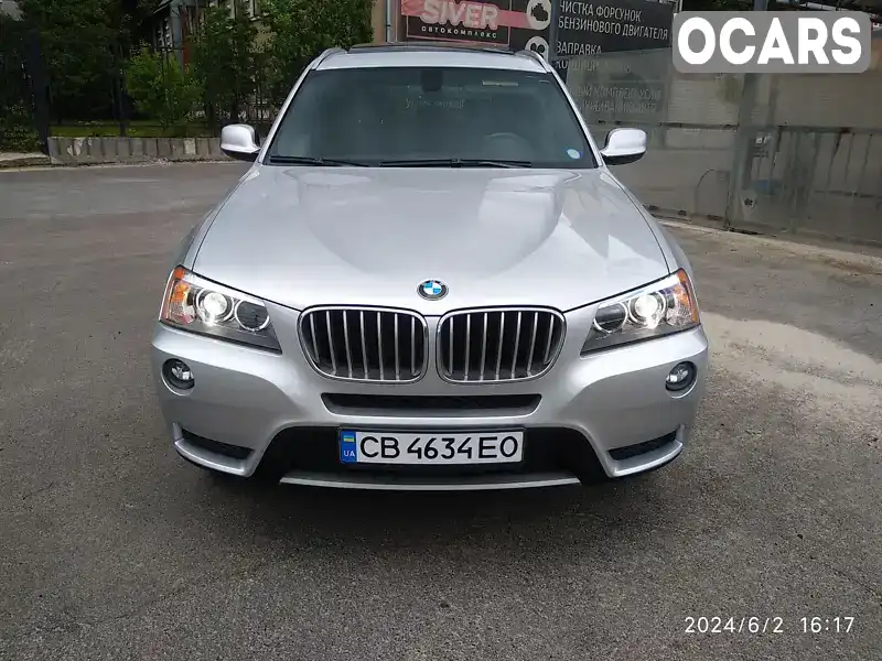 Позашляховик / Кросовер BMW X3 2012 2 л. Типтронік обл. Чернігівська, Чернігів - Фото 1/21