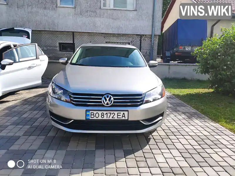 Седан Volkswagen Passat 2013 2.48 л. Автомат обл. Львівська, Золочів - Фото 1/11