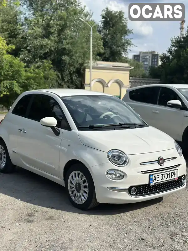 Хэтчбек Fiat 500 2020 1.24 л. Робот обл. Днепропетровская, Днепр (Днепропетровск) - Фото 1/11