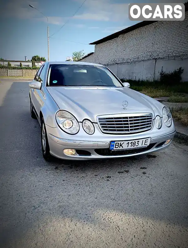 Седан Mercedes-Benz E-Class 2003 2.7 л. Автомат обл. Рівненська, Вараш (Кузнецовськ) - Фото 1/13