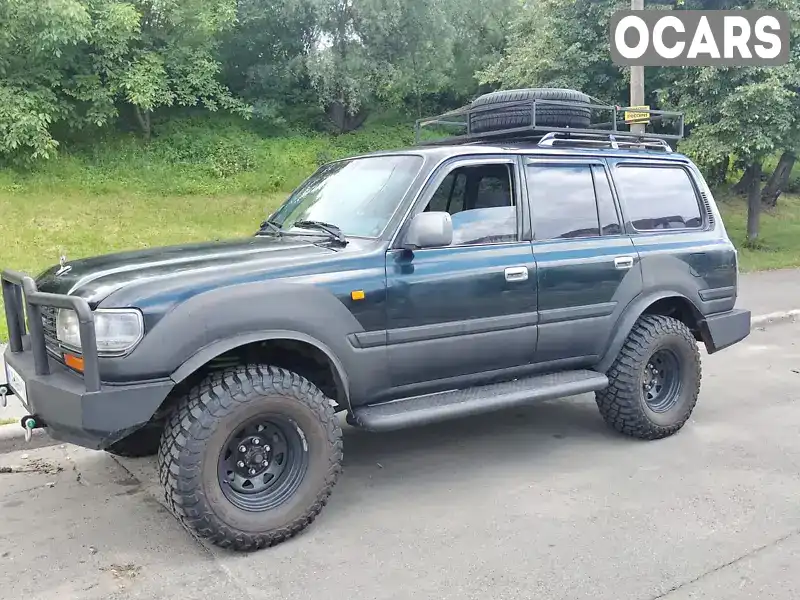 Внедорожник / Кроссовер Toyota Land Cruiser 1996 4.2 л. Ручная / Механика обл. Киевская, Киев - Фото 1/16