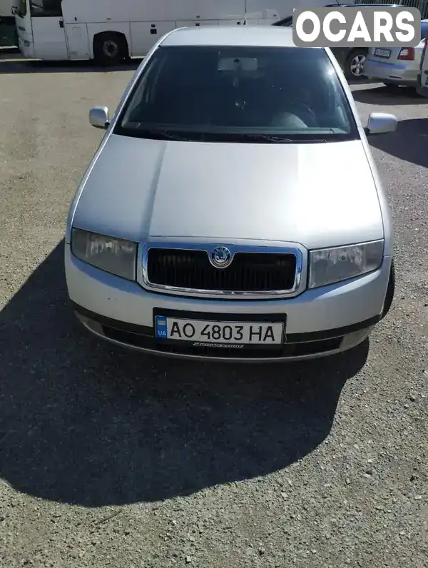 Хетчбек Skoda Fabia 2002 1.4 л. Ручна / Механіка обл. Закарпатська, Хуст - Фото 1/9