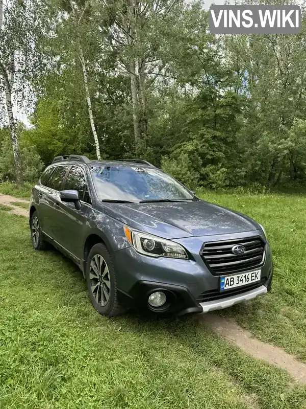 Універсал Subaru Outback 2016 3.6 л. Варіатор обл. Вінницька, Вінниця - Фото 1/15