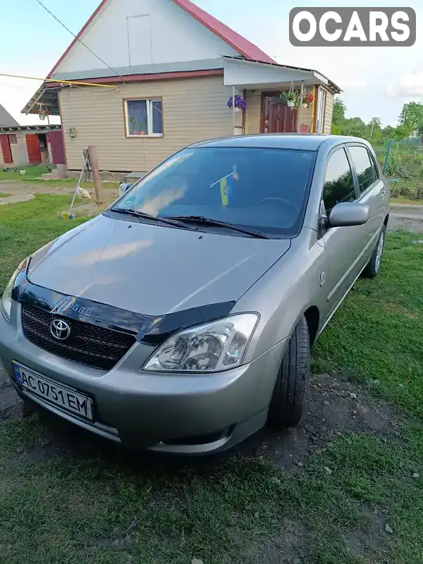 Хетчбек Toyota Corolla 2003 1.6 л. Ручна / Механіка обл. Волинська, Володимир-Волинський - Фото 1/11