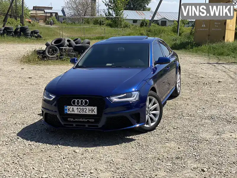 Седан Audi A4 2013 1.98 л. Автомат обл. Івано-Франківська, Косів - Фото 1/21