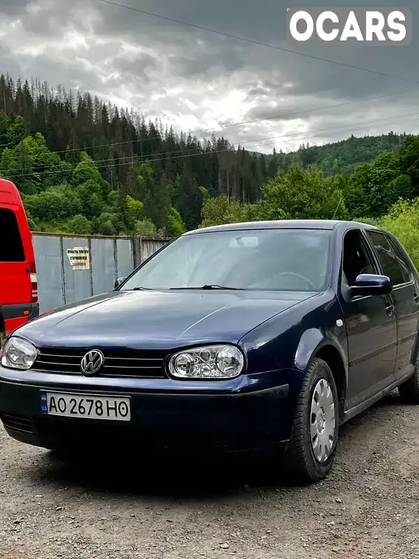 Хетчбек Volkswagen Golf 2001 1.9 л. Ручна / Механіка обл. Закарпатська, Міжгір'я - Фото 1/8