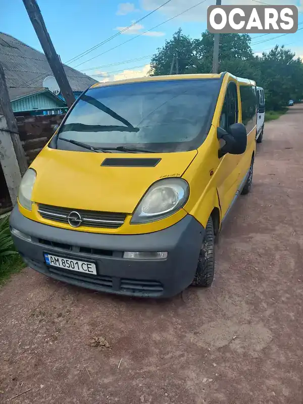 Минивэн Opel Vivaro 2004 1.87 л. Ручная / Механика обл. Житомирская, Овруч - Фото 1/12