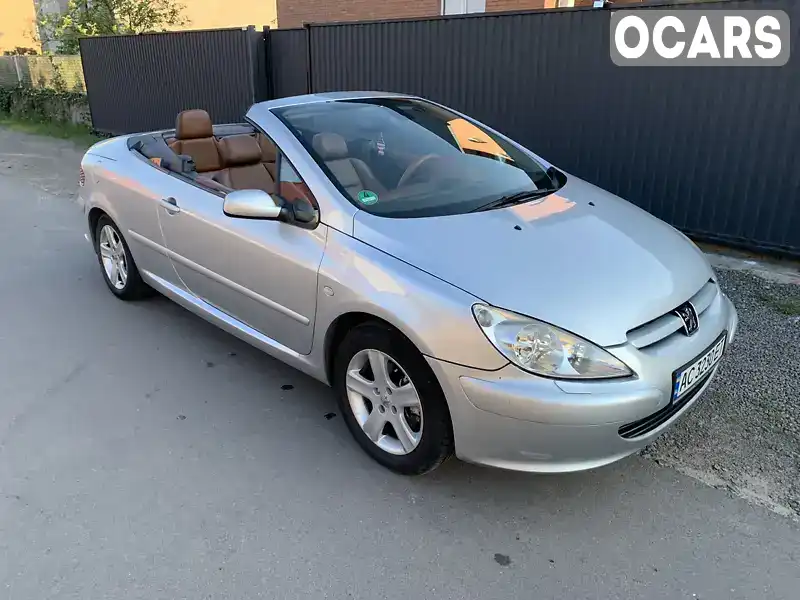 Кабріолет Peugeot 307 2004 2 л. Автомат обл. Рівненська, Сарни - Фото 1/21