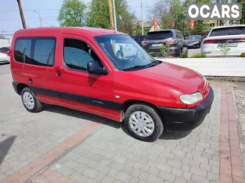 VF7MBHFXB65645721 Citroen Berlingo 2001 Минивэн 1.12 л. Фото 9