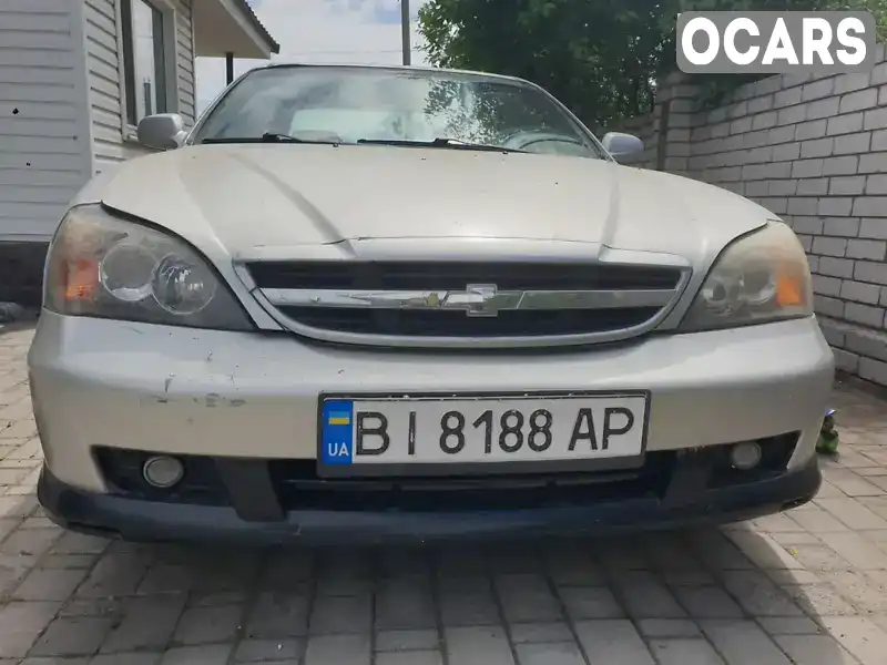 Седан Chevrolet Evanda 2005 2 л. Автомат обл. Полтавська, Шишаки - Фото 1/8