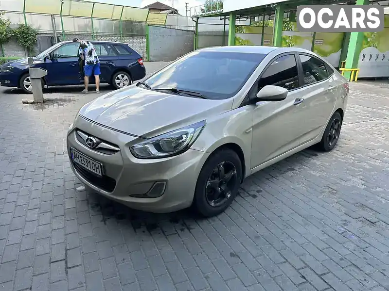 Z94CU41CACR137515 Hyundai Accent 2012 Седан 1.4 л. Фото 2