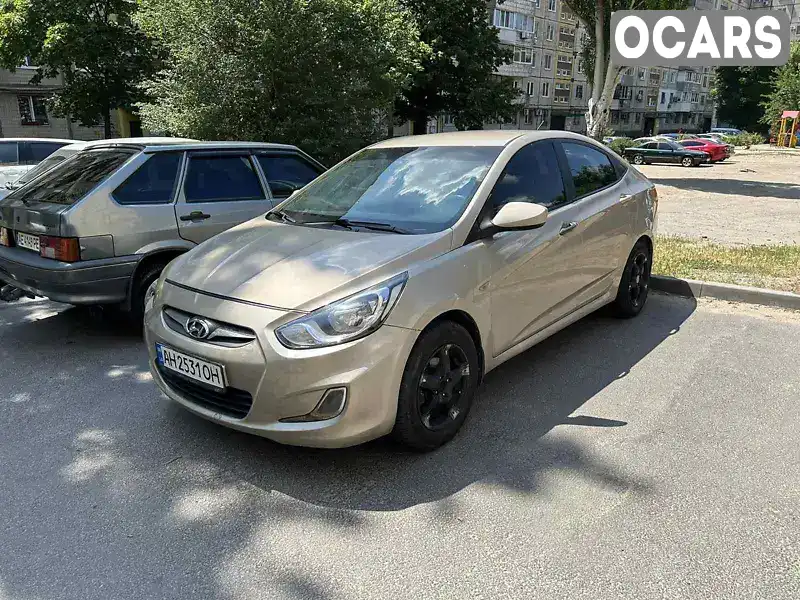 Z94CU41CACR137515 Hyundai Accent 2012 Седан 1.4 л. Фото 4