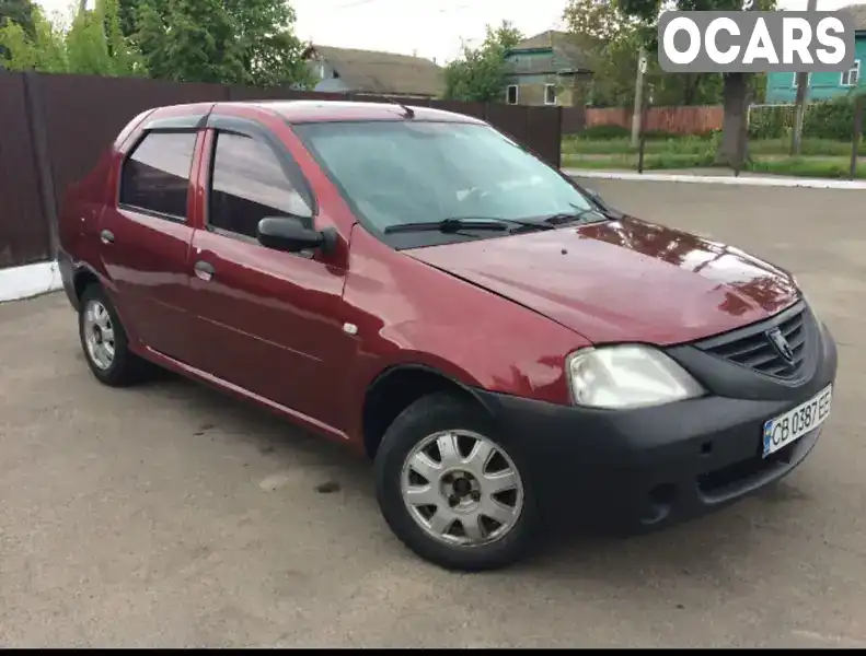 Седан Dacia Logan 2006 1.4 л. Ручна / Механіка обл. Чернігівська, Мена - Фото 1/9