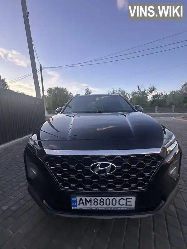 Позашляховик / Кросовер Hyundai Santa FE 2019 2.2 л. Автомат обл. Житомирська, Звягель - Фото 1/21