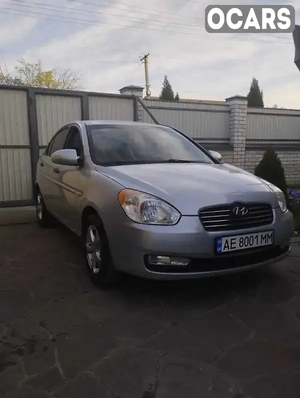 Седан Hyundai Accent 2008 1.4 л. Автомат обл. Дніпропетровська, Новомосковськ - Фото 1/7