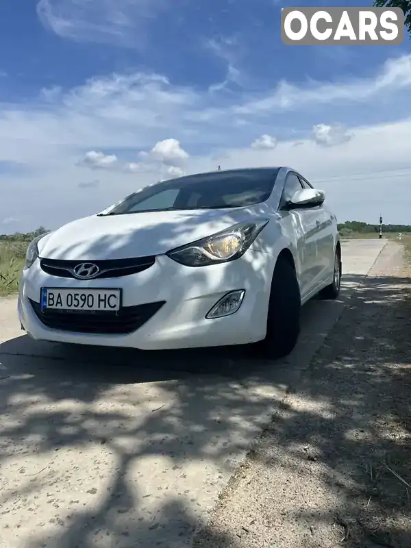 Седан Hyundai Elantra 2013 1.8 л. Автомат обл. Полтавська, Кременчук - Фото 1/9