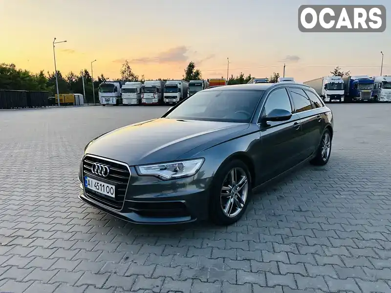 Універсал Audi A6 2013 1.97 л. Варіатор обл. Київська, Вишневе - Фото 1/21