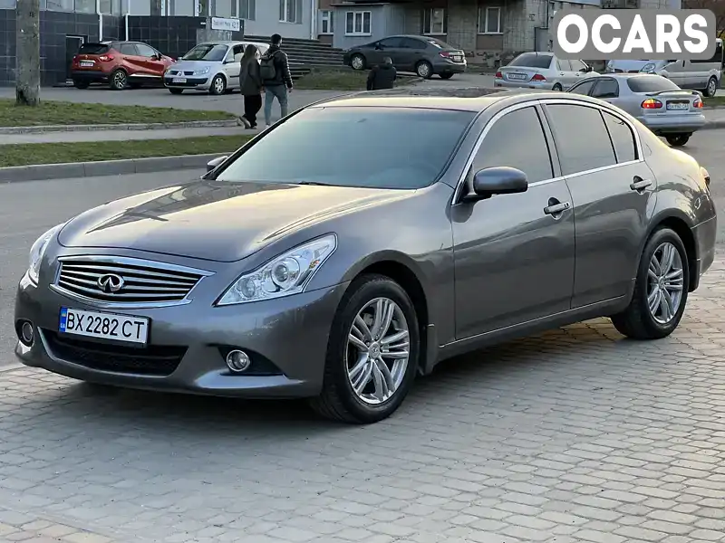 Седан Infiniti G25 2011 2.5 л. Автомат обл. Хмельницька, Хмельницький - Фото 1/21