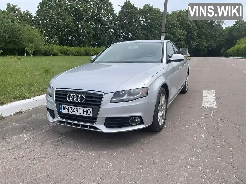 Седан Audi A4 2009 1.98 л. обл. Житомирська, Коростишів - Фото 1/21