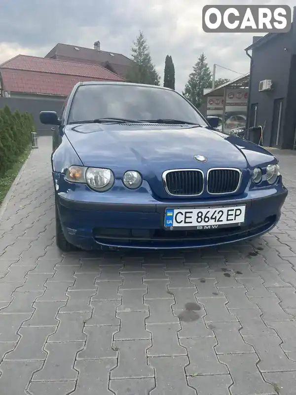 Купе BMW 3 Series Compact 2001 1.8 л. Ручна / Механіка обл. Чернівецька, Чернівці - Фото 1/9