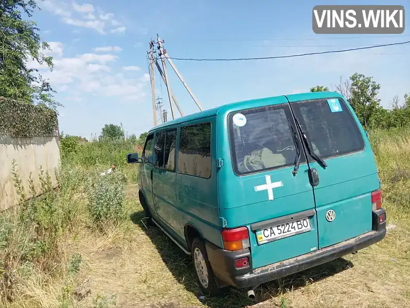 WV2ZZZ70ZMH032278 Volkswagen Transporter 1991 Минивэн 2.4 л. Фото 4