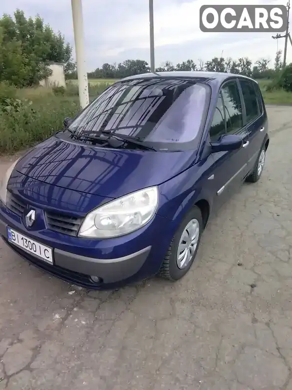 Мінівен Renault Scenic 2004 1.6 л. Ручна / Механіка обл. Полтавська, Лохвиця - Фото 1/18