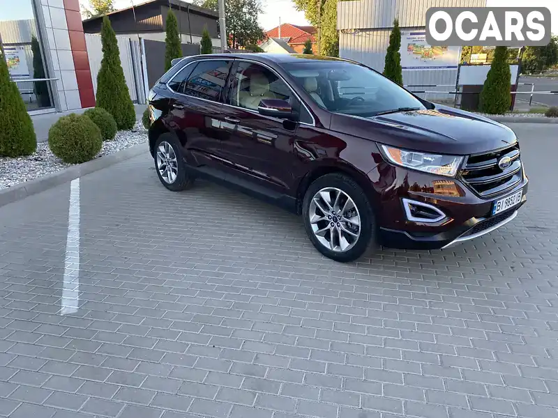 Позашляховик / Кросовер Ford Edge 2018 3.5 л. Автомат обл. Полтавська, Лубни - Фото 1/21