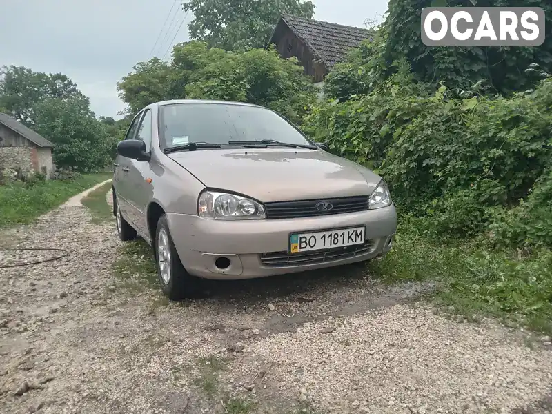 Седан ВАЗ / Lada 1118 Калина 2006 1.6 л. Ручна / Механіка обл. Тернопільська, Тернопіль - Фото 1/13