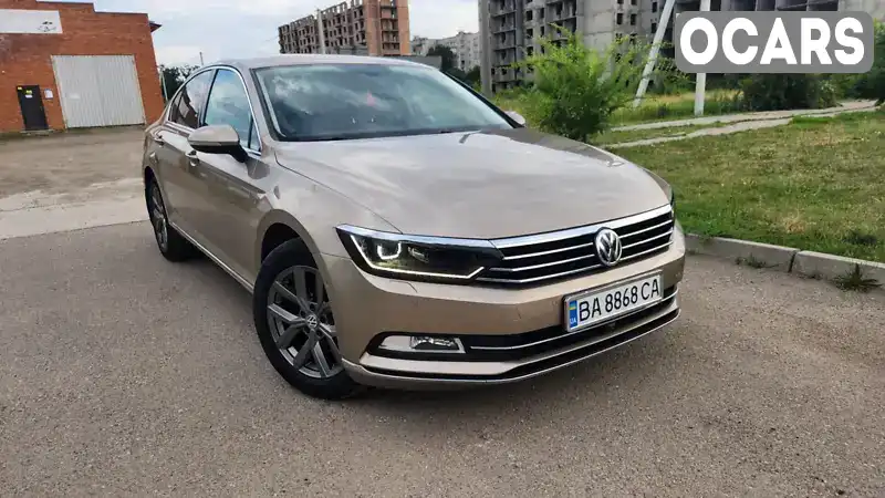 Седан Volkswagen Passat 2015 1.8 л. Робот обл. Кировоградская, Долинская - Фото 1/21