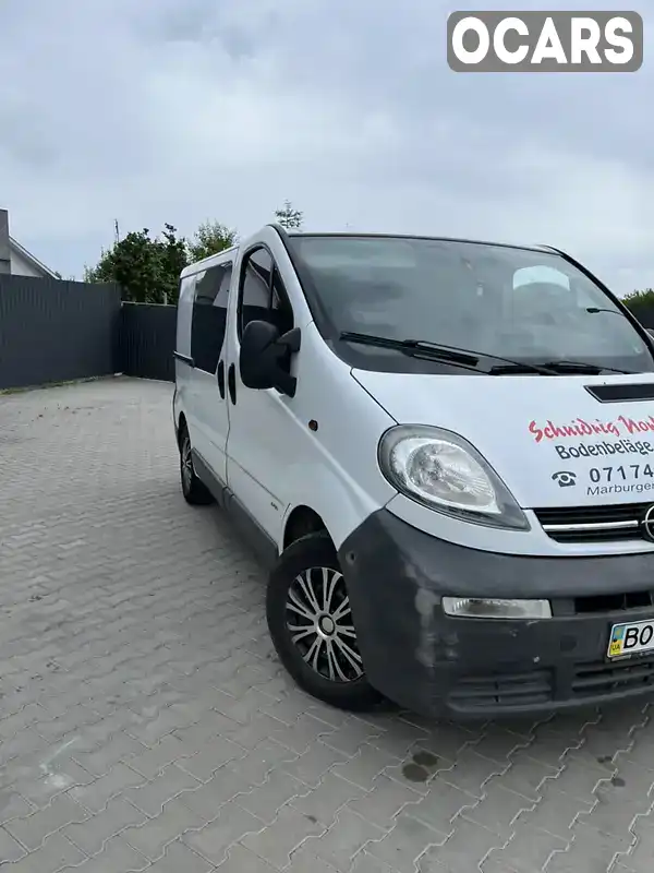 Мінівен Opel Vivaro 2004 1.87 л. Ручна / Механіка обл. Тернопільська, Ланівці - Фото 1/12