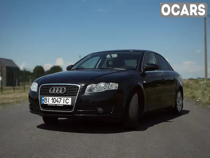 Седан Audi A4 2007 2 л. Ручна / Механіка обл. Полтавська, Лубни - Фото 1/21