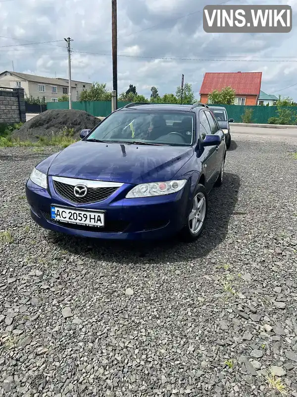 Универсал Mazda 6 2003 1.8 л. Ручная / Механика обл. Волынская, Камень-Каширский - Фото 1/8