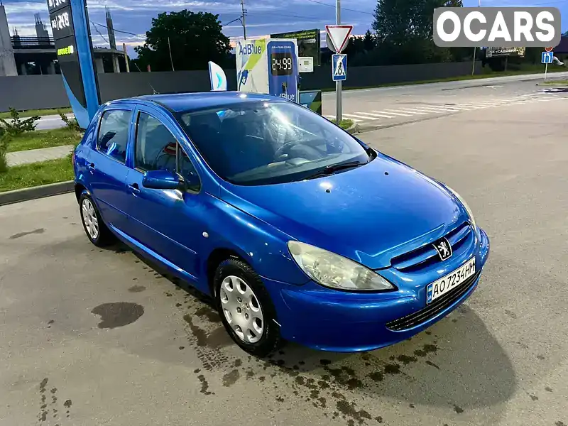 Хетчбек Peugeot 307 2001 2 л. Ручна / Механіка обл. Закарпатська, Ужгород - Фото 1/13