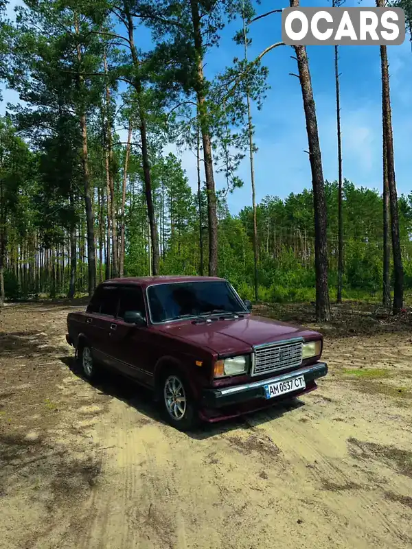 Седан ВАЗ / Lada 2107 2005 1.57 л. Ручна / Механіка обл. Житомирська, Коростишів - Фото 1/9