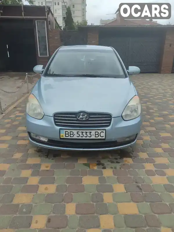 Седан Hyundai Accent 2008 1.4 л. Ручна / Механіка обл. Черкаська, Черкаси - Фото 1/21