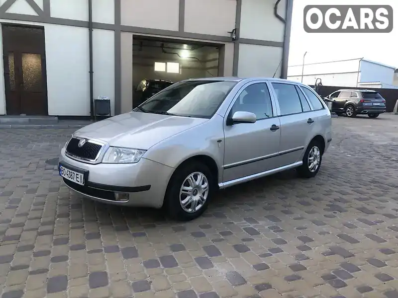 Універсал Skoda Fabia 2001 1.39 л. Ручна / Механіка обл. Тернопільська, Копичинці - Фото 1/19