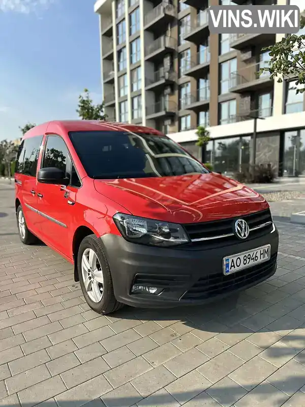 Мінівен Volkswagen Caddy 2017 1.97 л. Робот обл. Закарпатська, Мукачево - Фото 1/21