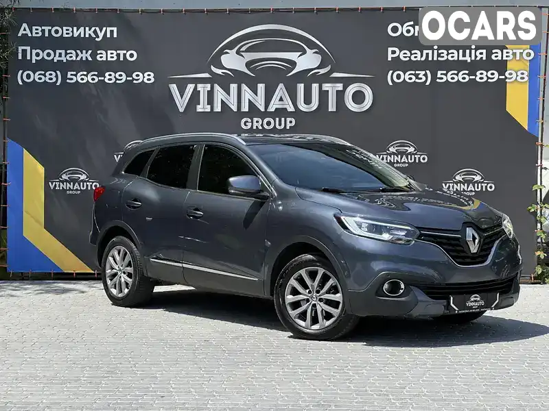 Позашляховик / Кросовер Renault Kadjar 2016 1.5 л. Автомат обл. Вінницька, Вінниця - Фото 1/21