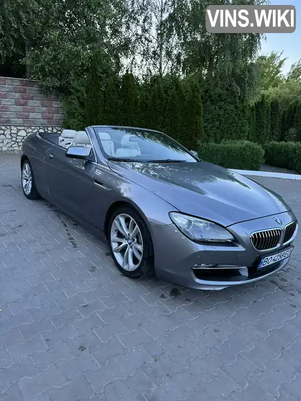 Кабриолет BMW 6 Series 2013 3 л. Автомат обл. Тернопольская, Тернополь - Фото 1/21