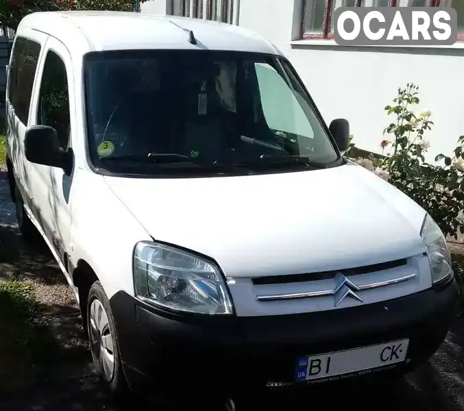 Мінівен Citroen Berlingo 2006 1.9 л. Ручна / Механіка обл. Полтавська, Решетилівка - Фото 1/7