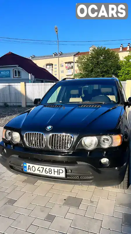 Позашляховик / Кросовер BMW X5 2002 2.93 л. Автомат обл. Закарпатська, Іршава - Фото 1/21