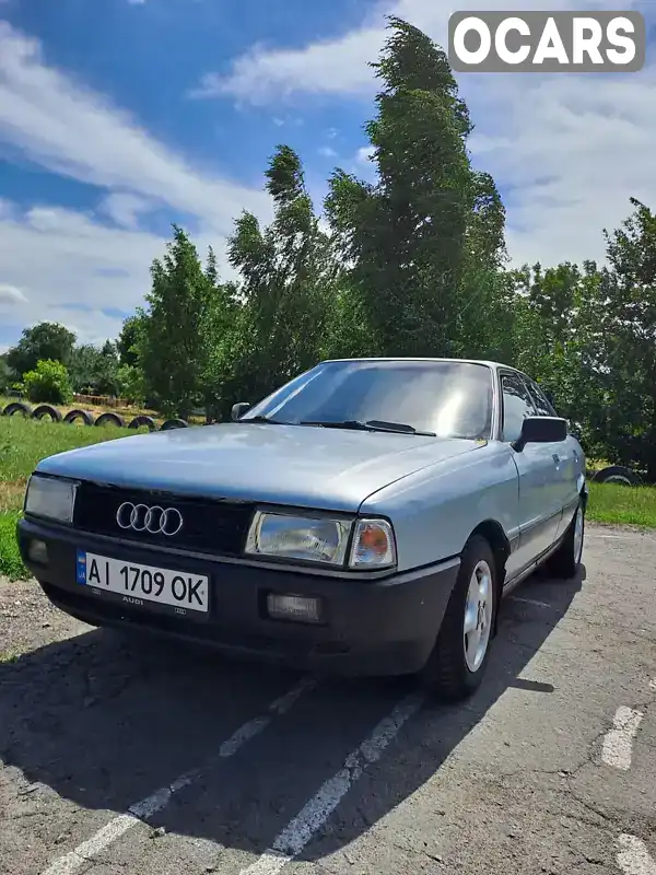 Седан Audi 80 1989 1.78 л. Ручна / Механіка обл. Полтавська, location.city.ustyvytsia - Фото 1/21