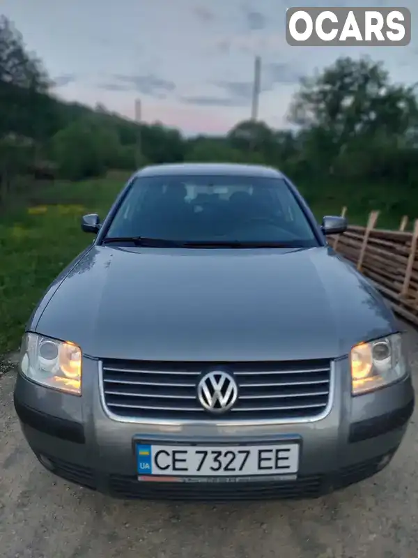 Седан Volkswagen Passat 2003 1.9 л. Ручна / Механіка обл. Чернівецька, Сторожинець - Фото 1/13