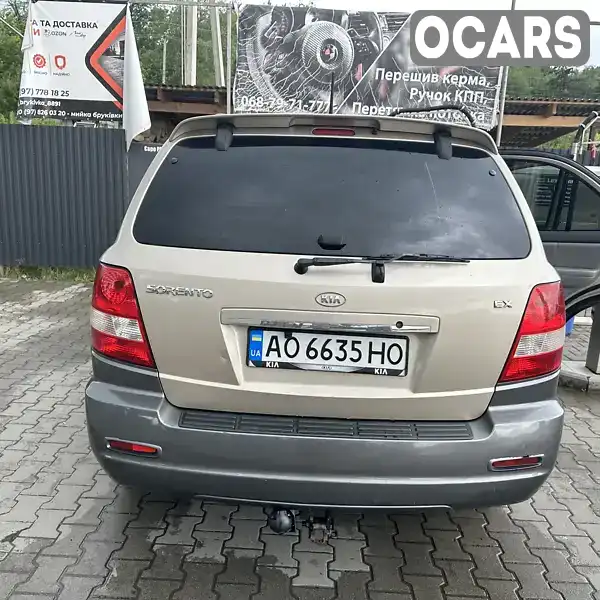 Позашляховик / Кросовер Kia Sorento 2004 2.5 л. Автомат обл. Закарпатська, Іршава - Фото 1/6