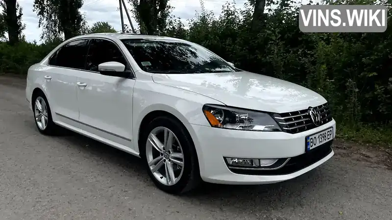 Седан Volkswagen Passat 2014 2 л. Автомат обл. Тернопольская, Теребовля - Фото 1/21