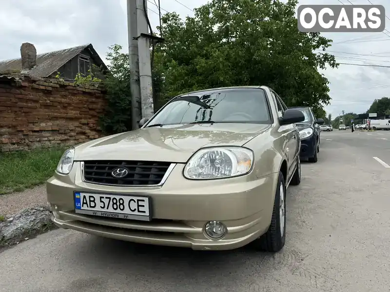 Седан Hyundai Accent 2005 1.5 л. Ручна / Механіка обл. Вінницька, Вінниця - Фото 1/21