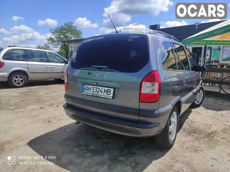 W0L0TGF7542228953 Opel Zafira 2004 Минивэн 1.8 л. Фото 2