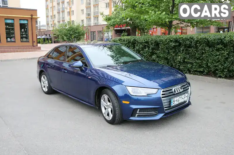 Седан Audi A4 2017 1.98 л. Автомат обл. Київська, Вишневе - Фото 1/6